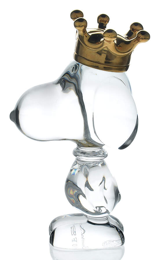 Baccarat Crystal Figurines Snoopy King - Nb1026, No Box by Baccarat-1