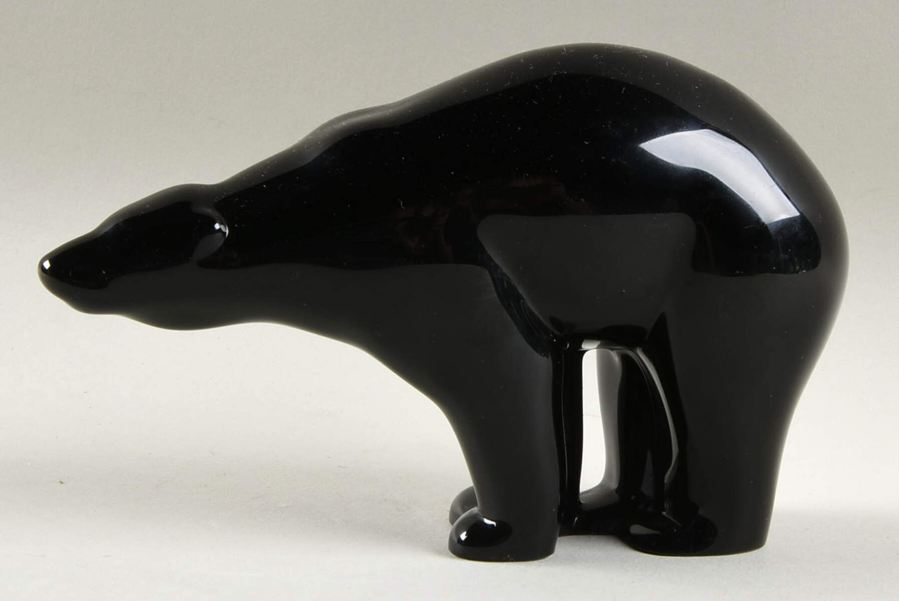 Baccarat Crystal Figurines Polar Bear-Black - No Box Nb2046 by Baccarat-1