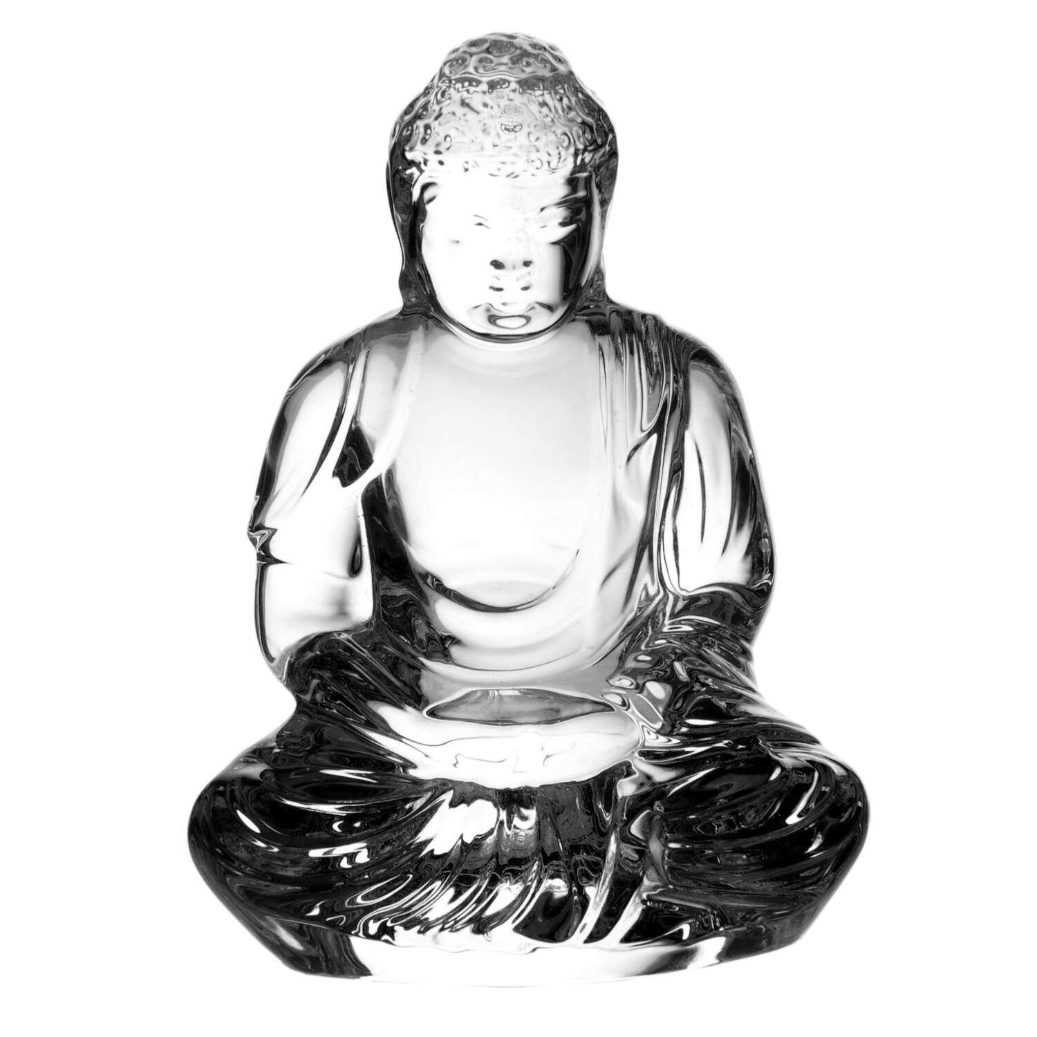 Baccarat Crystal Figurines Buddha - With Box Bx2003 by Baccarat-1