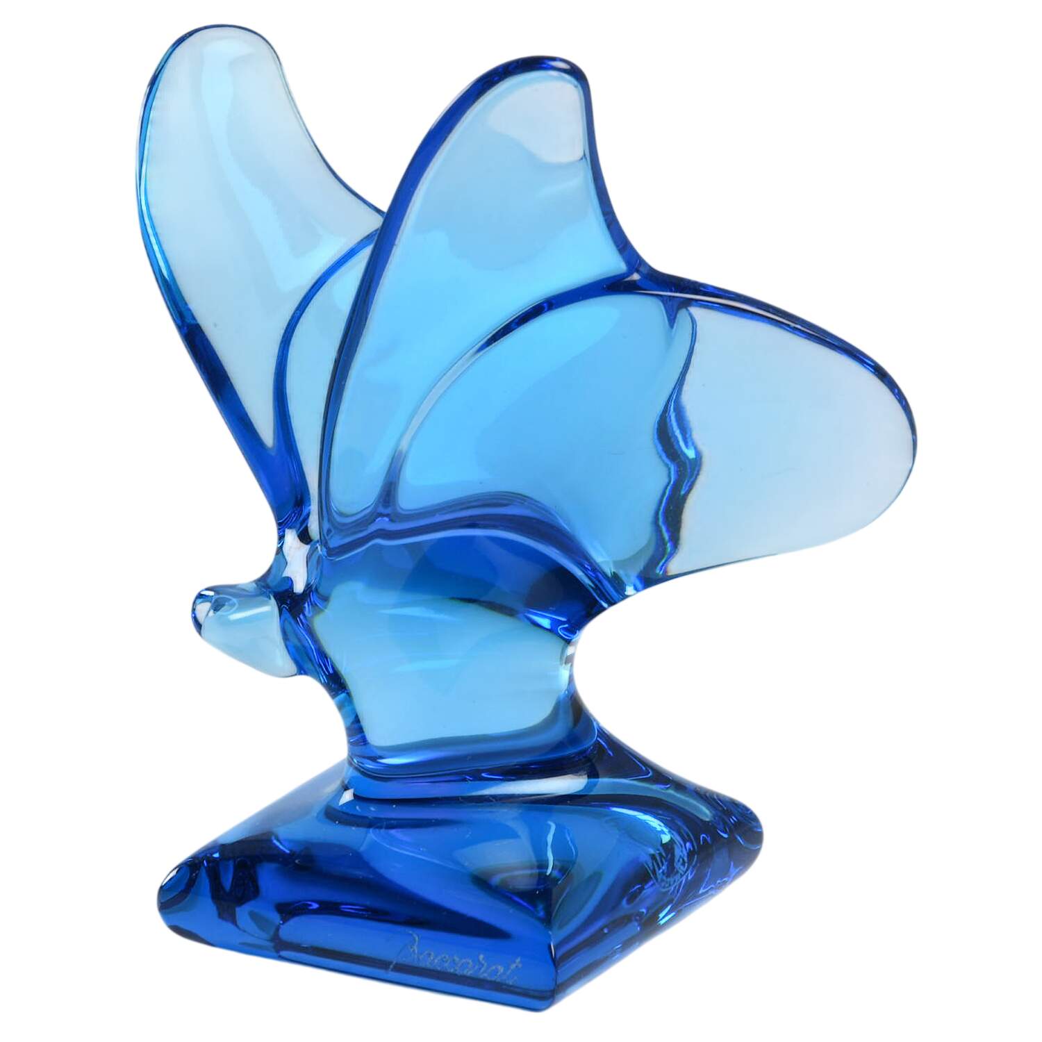 Baccarat Crystal Figurines Butterfly-Turquoise - Boxed by Baccarat-1