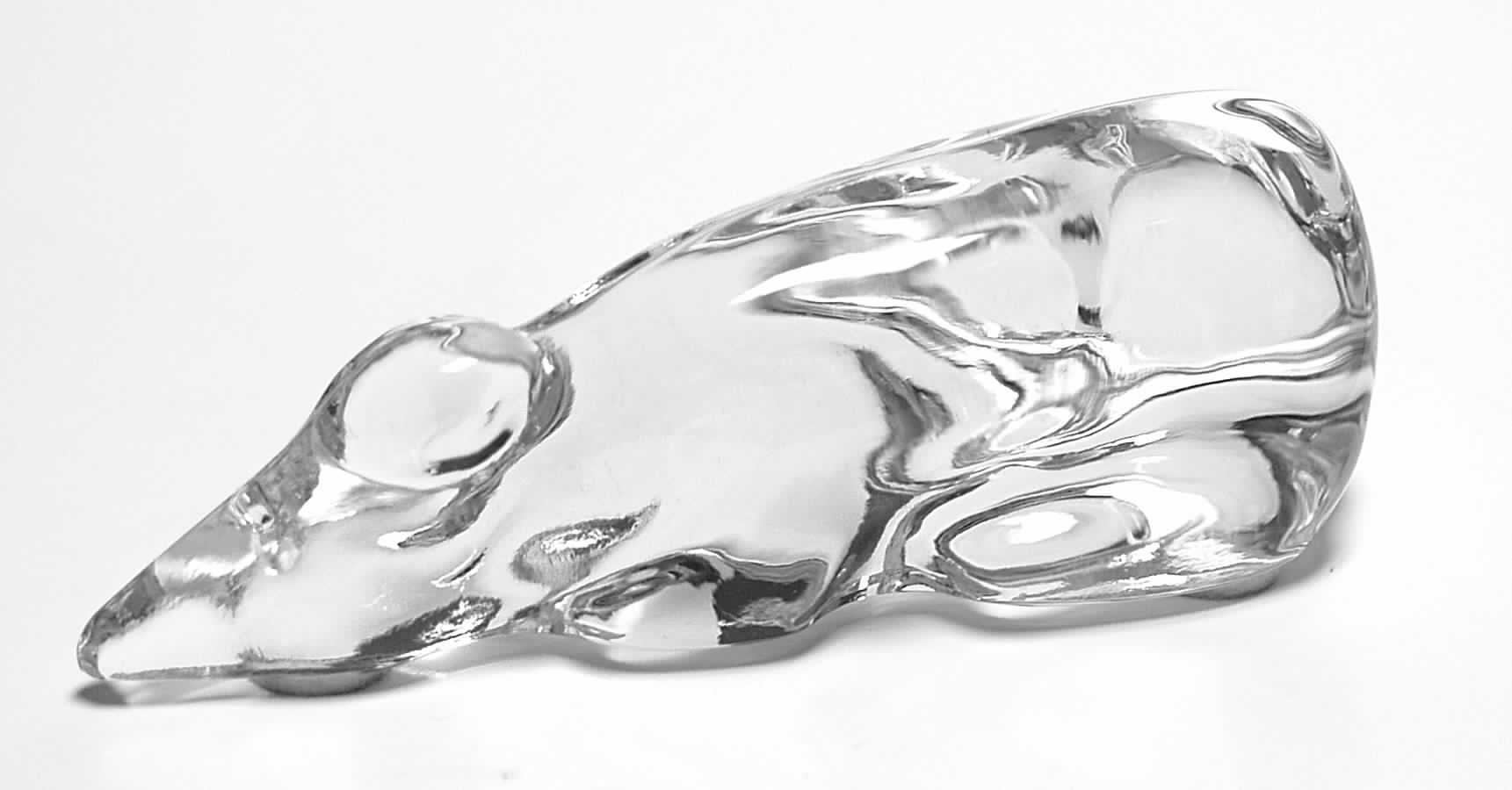 Baccarat Crystal Figurines Mouse-Clear - No Box by Baccarat-1
