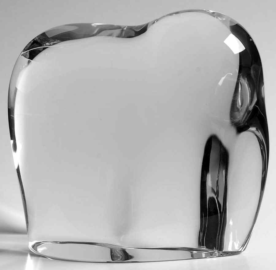 Baccarat Crystal Figurines Elephant-Asian Large  - Boxed by Baccarat-1
