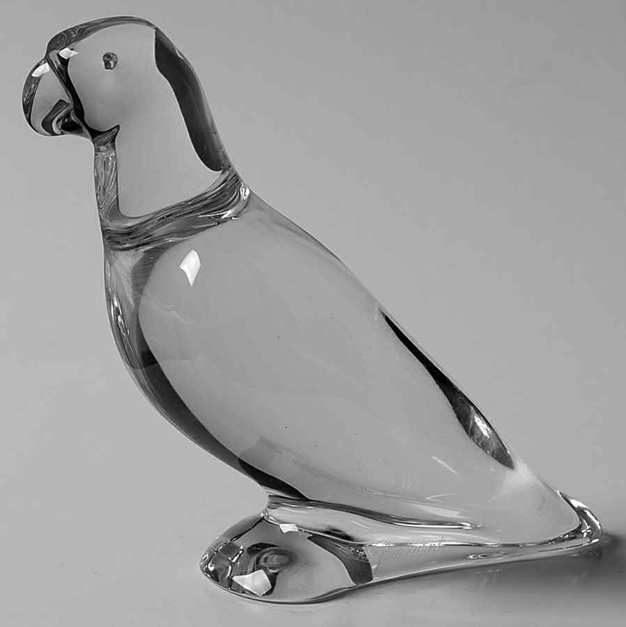 Baccarat Crystal Figurines Parrot-Clear - No Box by Baccarat-1