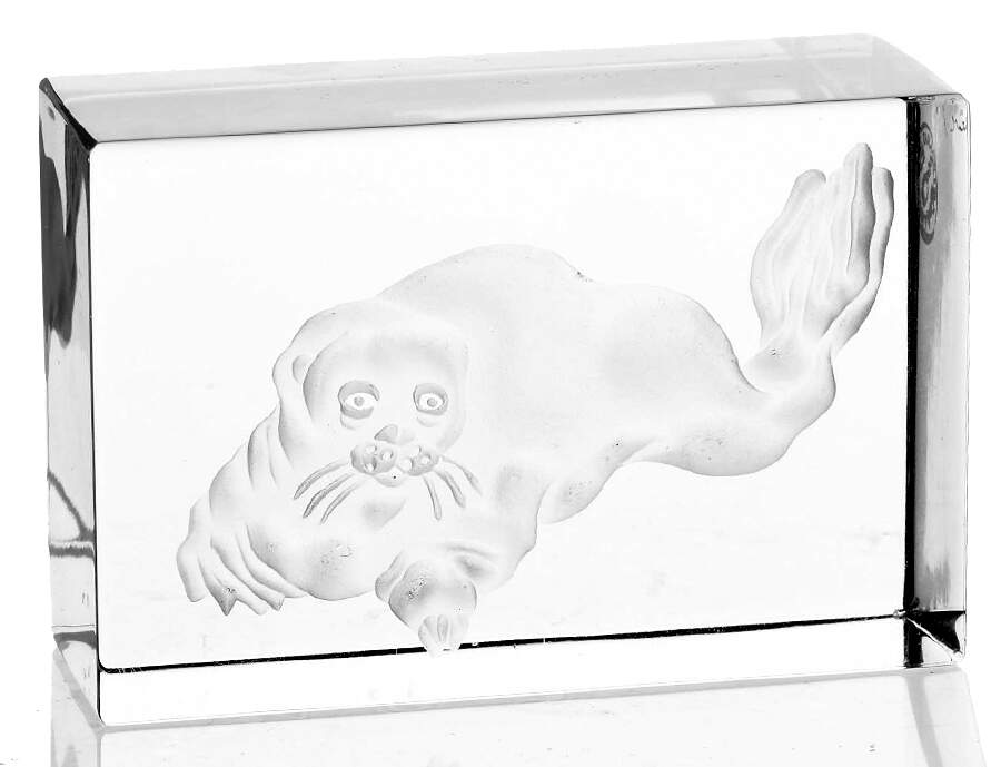 Baccarat Paperweight Seal - Boxed by Baccarat-1