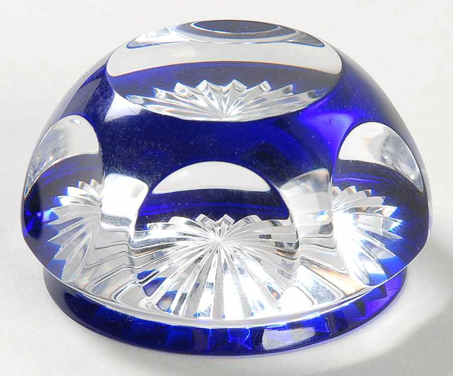 Sulphide Paperweight Star Cut Base - Boxed by Baccarat-1