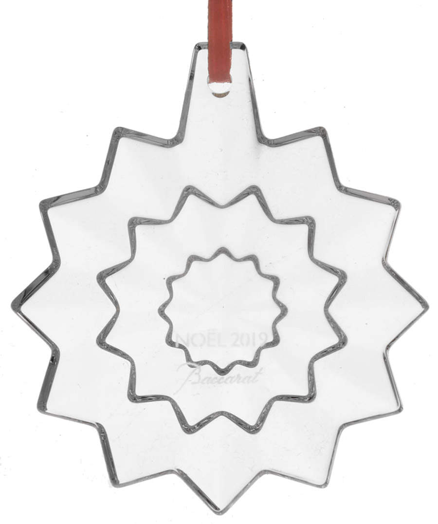 Baccarat Annual Ornament Noel Snowflake - Clear - Boxed by Baccarat-1