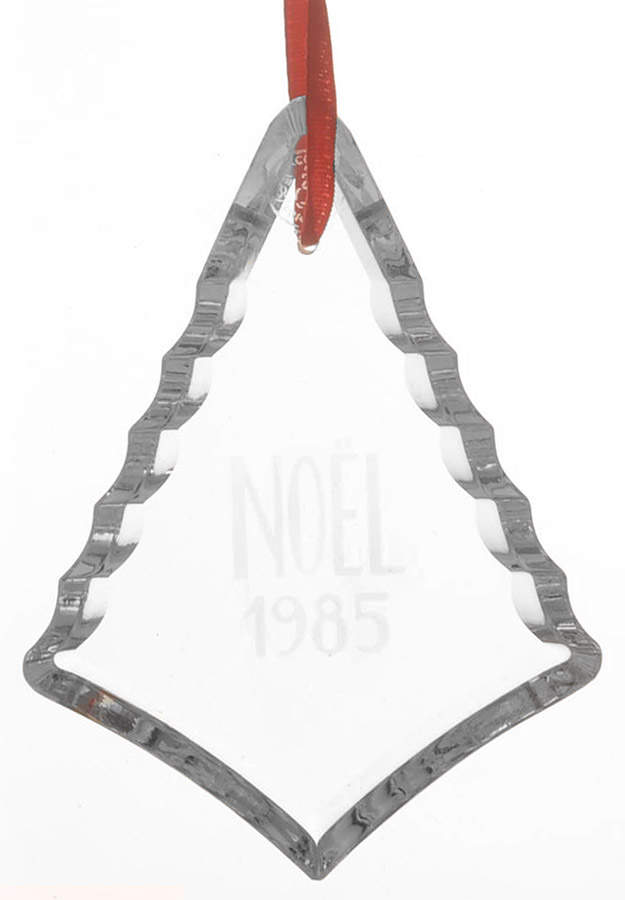 Baccarat Annual Ornament Noel-Tree Shape Pendant - Boxed by Baccarat-1