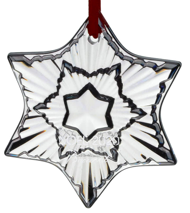 Baccarat Annual Ornament Noel Star - Clear - Boxed by Baccarat-1