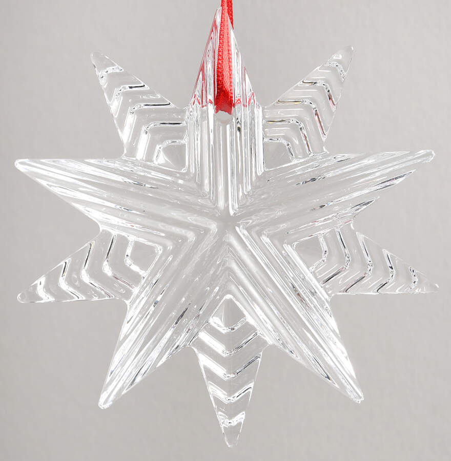 Baccarat Annual Ornament Noel Star Snowflake - Clear - Boxed by Baccarat-1