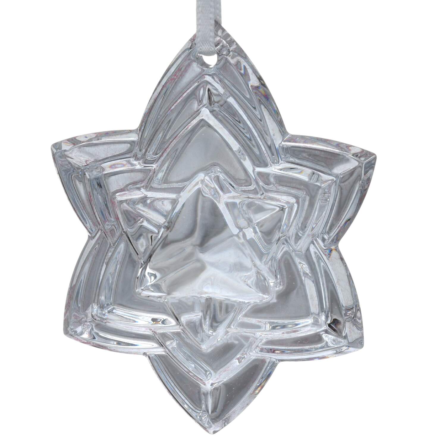 Baccarat Annual Ornament Noel Star-Silver - Boxed by Baccarat-1