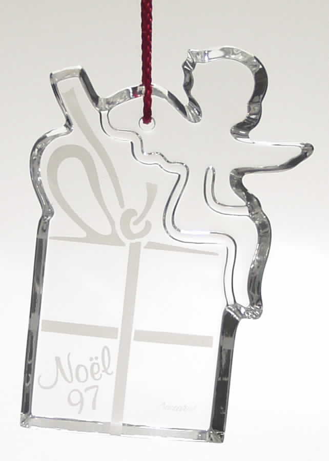 Baccarat Annual Ornament Noel-Gift Box With Cherub - Boxed by Baccarat-1
