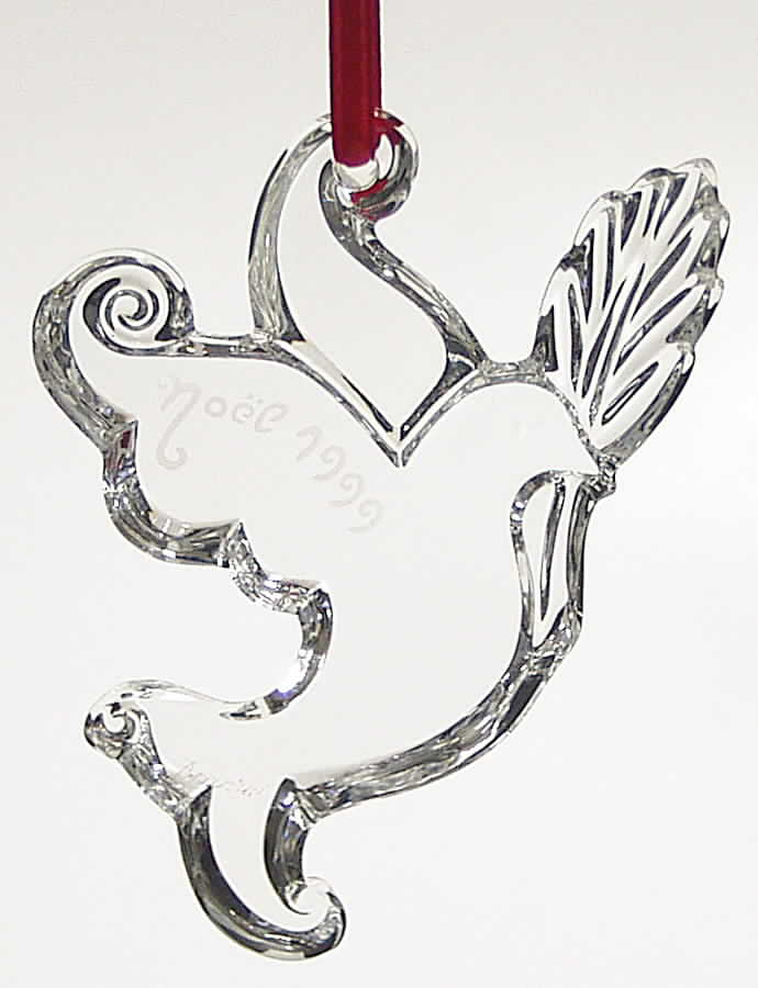 Baccarat Annual Ornament Noel-Dove - Boxed by Baccarat-1