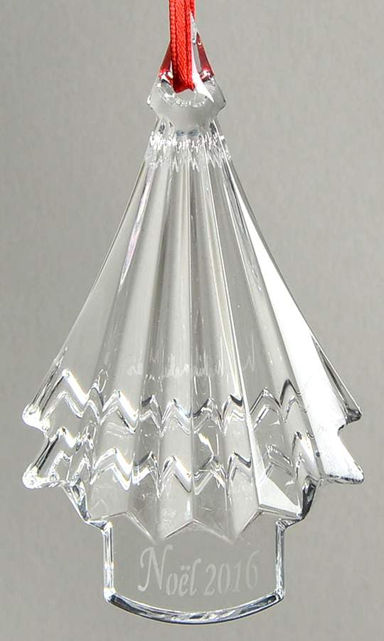 Baccarat Annual Ornament Tree-Clear - Boxed by Baccarat-1