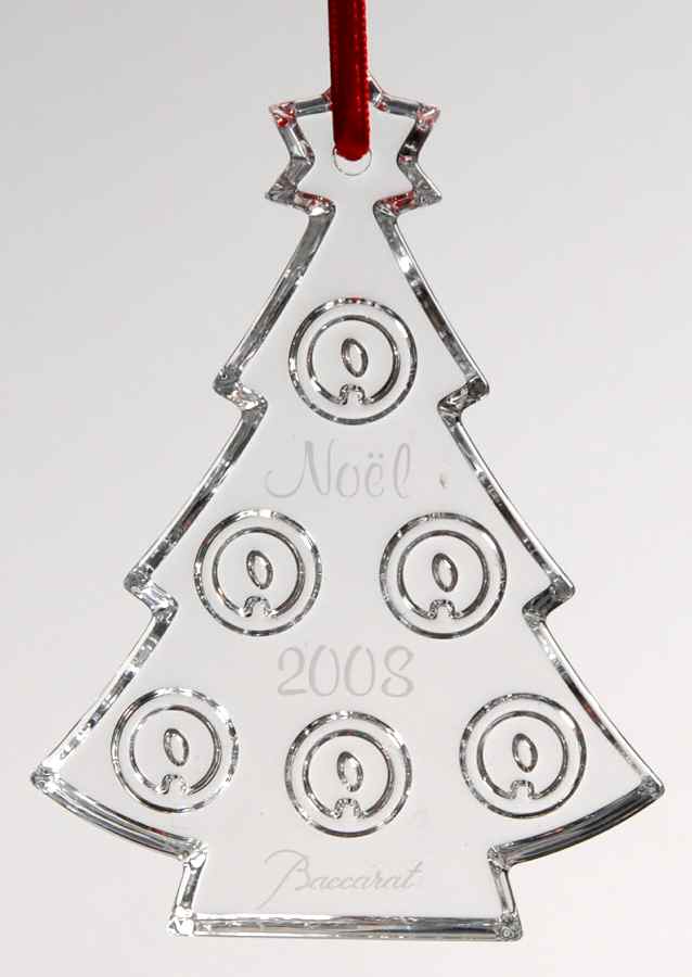 Baccarat Annual Ornament Christmas Tree - Boxed by Baccarat-1