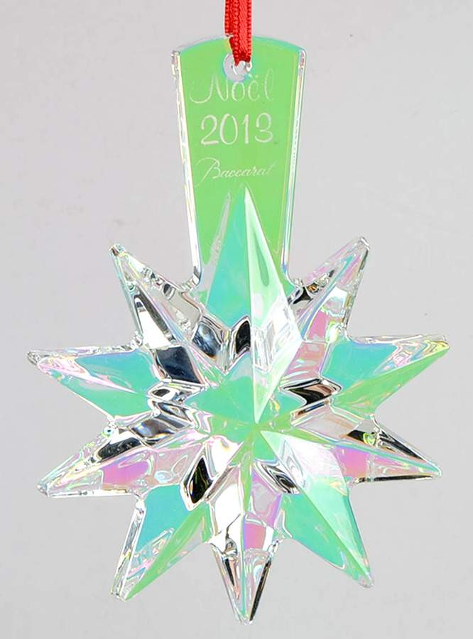 Baccarat Annual Ornament 10 Point Star - Iridescent - Boxed by Baccarat-1
