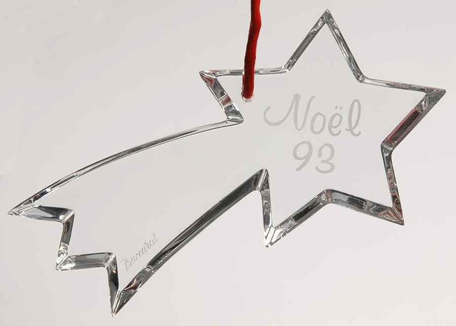 Baccarat Annual Ornament Noel-Shooting Star - Boxed by Baccarat-1