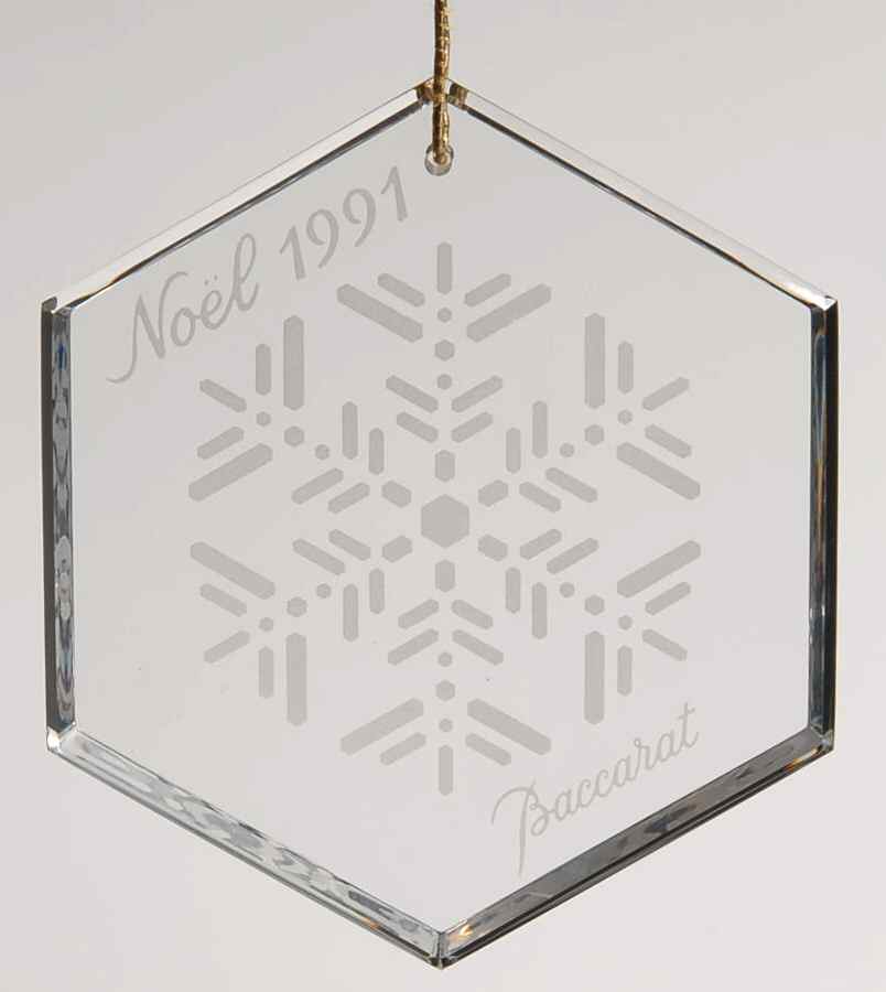 Baccarat Annual Ornament Noel-Snowflake - Boxed by Baccarat-1
