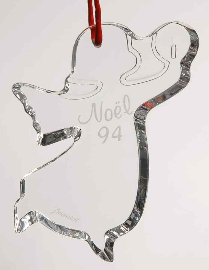 Baccarat Annual Ornament Noel-Cherub With Candle - Boxed by Baccarat-1