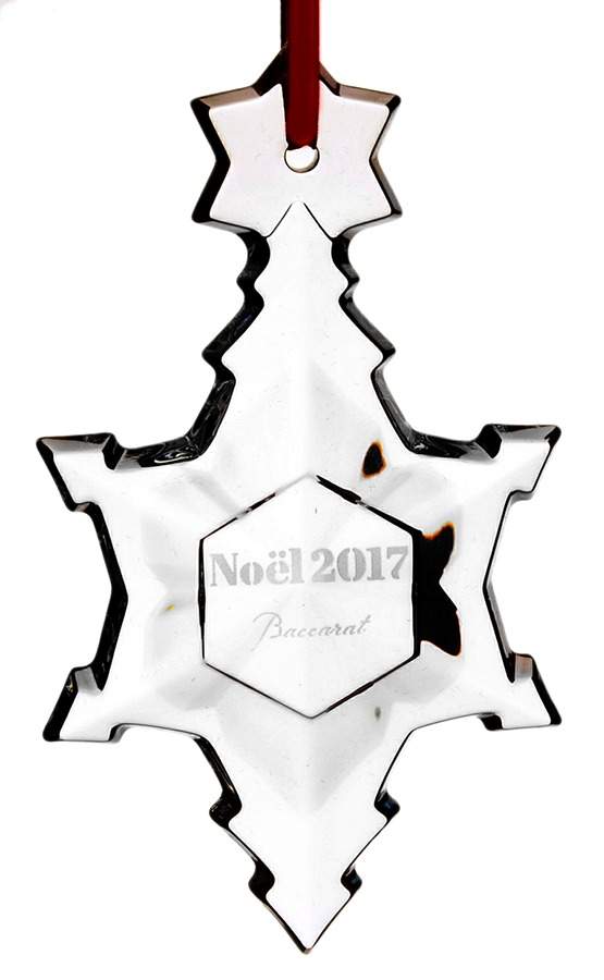 Baccarat Annual Ornament Snowflake-Clear - Boxed by Baccarat-1