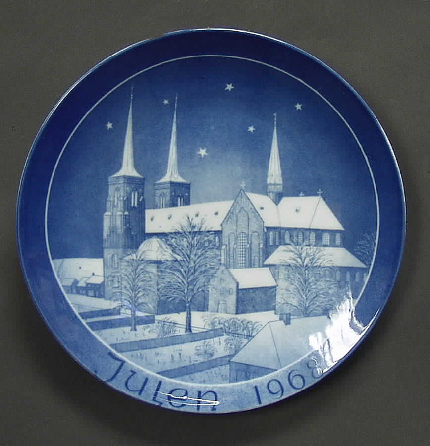 Danish Christmas Churches Roskilde Cathedral - No Box by Bareuther & Co-1