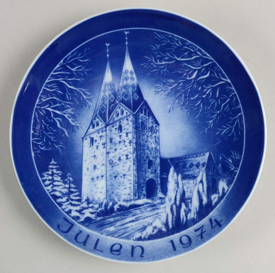 Danish Christmas Churches Broager Kirken-Jutland - Boxed by Bareuther & Co-1