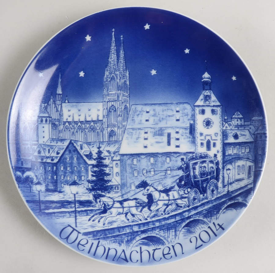 Christmas Plate 2014 Christmas Plate - Boxed by Bareuther & Co-1