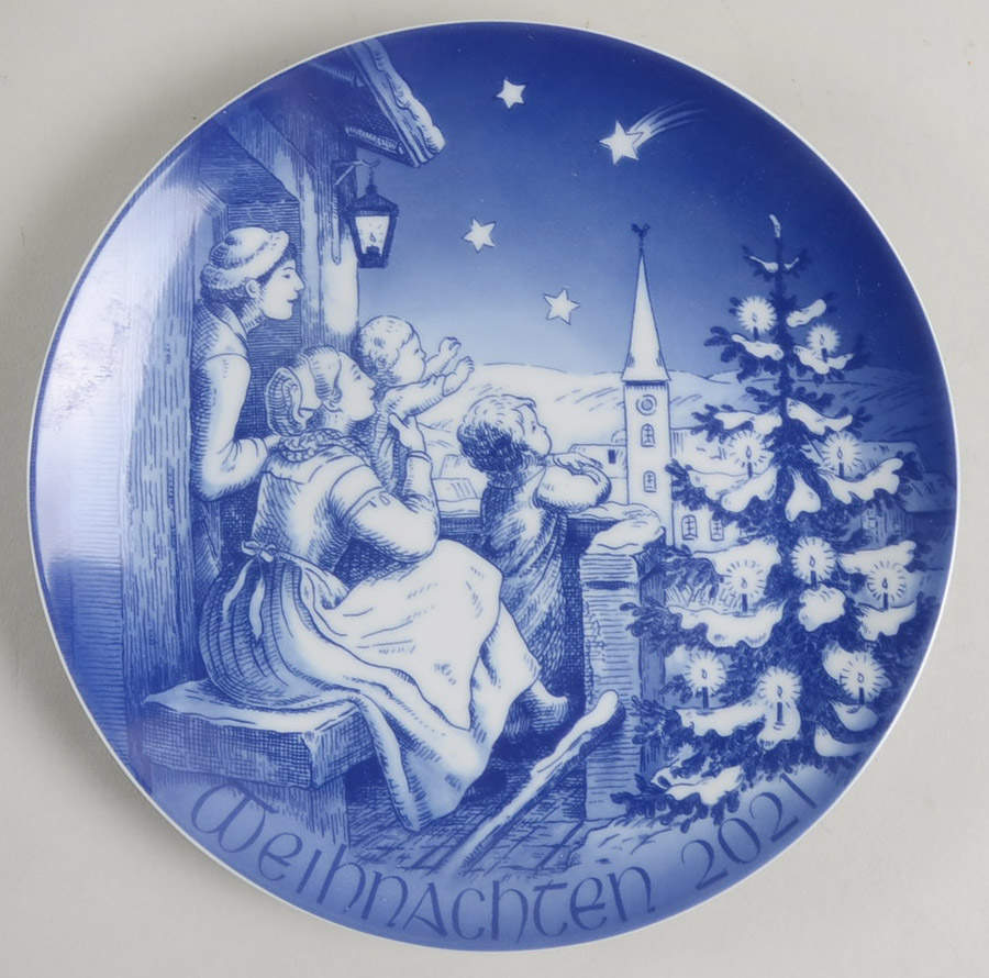 Christmas Plate Christmas Spirit - Boxed by Bareuther & Co-1
