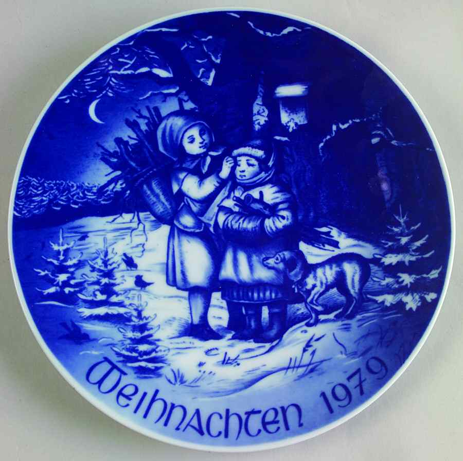 Christmas Plate Winter Day - Boxed by Bareuther & Co-1
