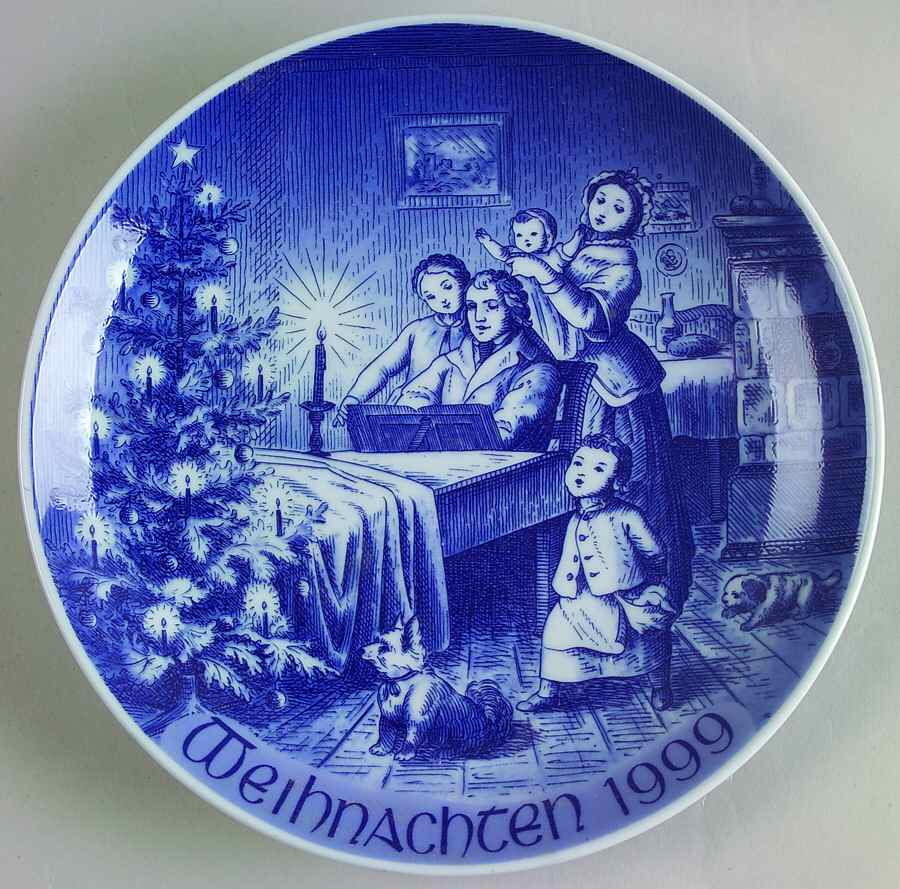 Christmas Plate Christmas Eve - Boxed by Bareuther & Co-1