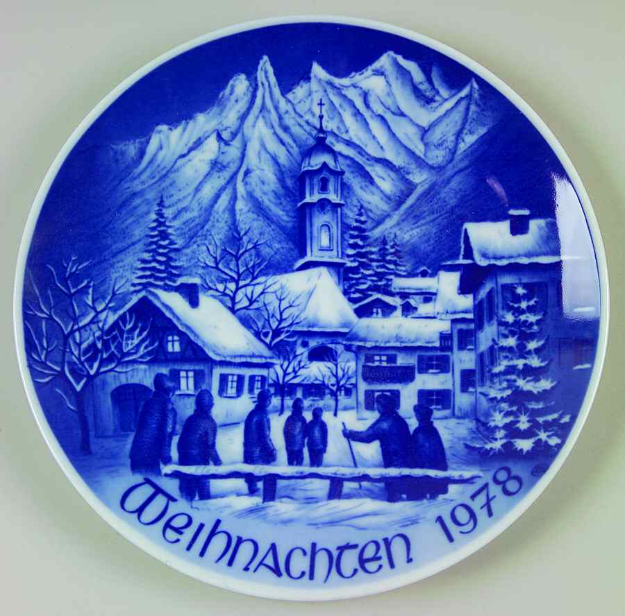 Christmas Plate Mittenwald - Boxed by Bareuther & Co-1