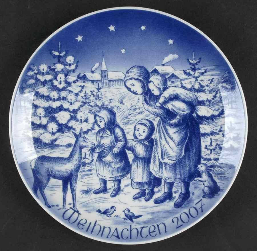 Christmas Plate Winter-Wonderland - Boxed by Bareuther & Co-1