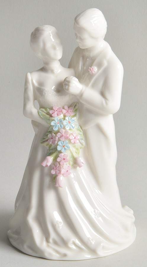 Belleek Figurines Wedding Couple-Painted - Boxed by Belleek Pottery (Ireland)-1
