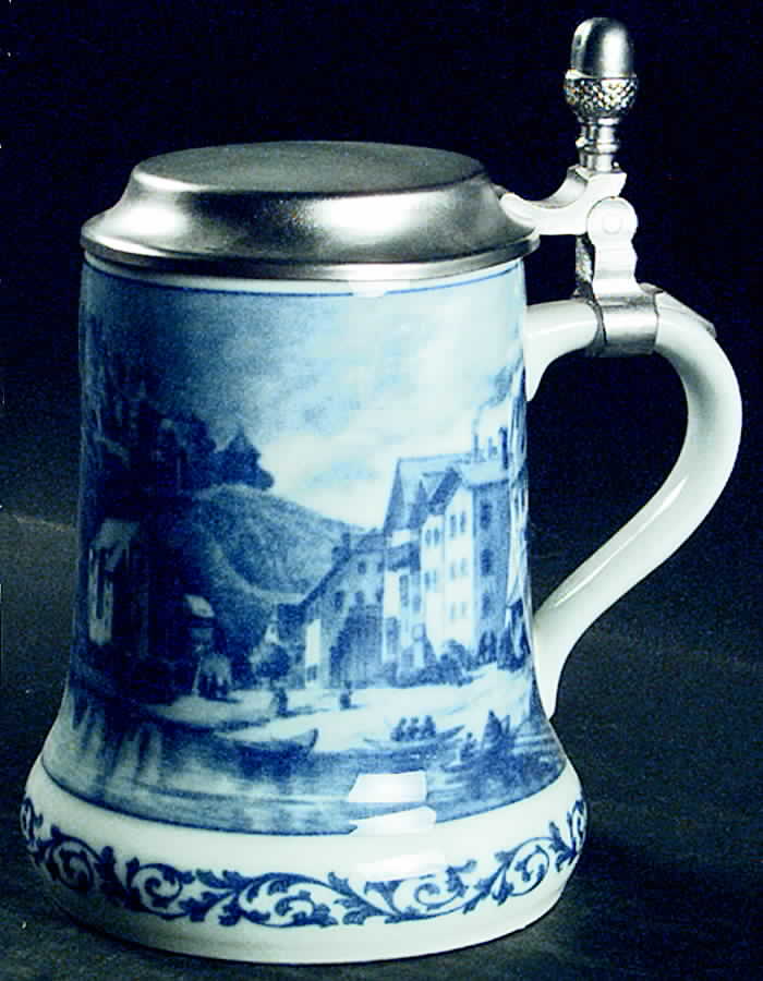 Berlin Annual Stein Oberhaus And Niederhaus Castle In Passau - With Box by Berlin Design-1