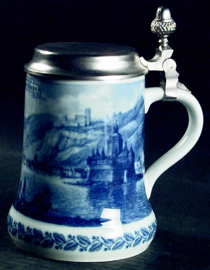 Berlin Annual Stein Kaub On River Rhine - Boxed by Berlin Design-1