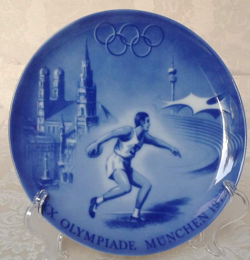 Single Release Plate Issues 1972 Olympics - No Box by Berlin Design-1