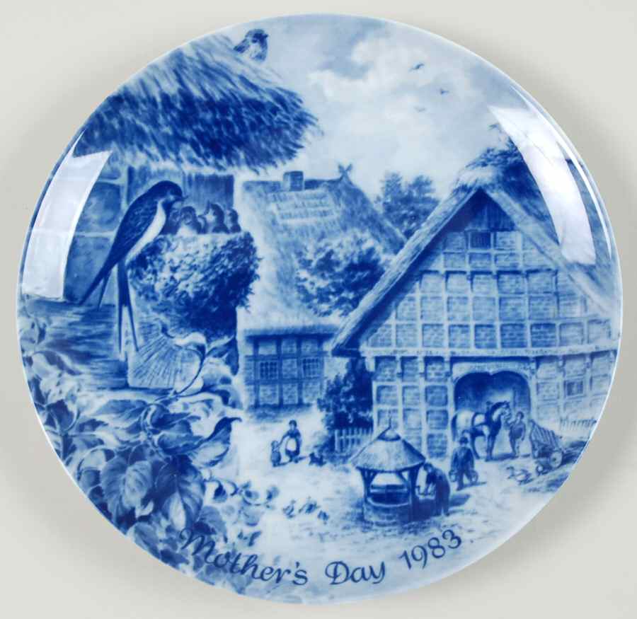 Mothers Day Plate Swallows - Boxed by Berlin Design-1