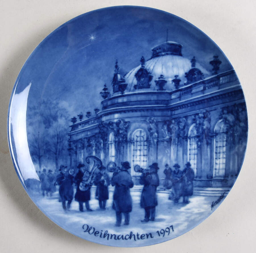 German Christmas Plates Christmas In Potsdam - Boxed by Berlin Design-1