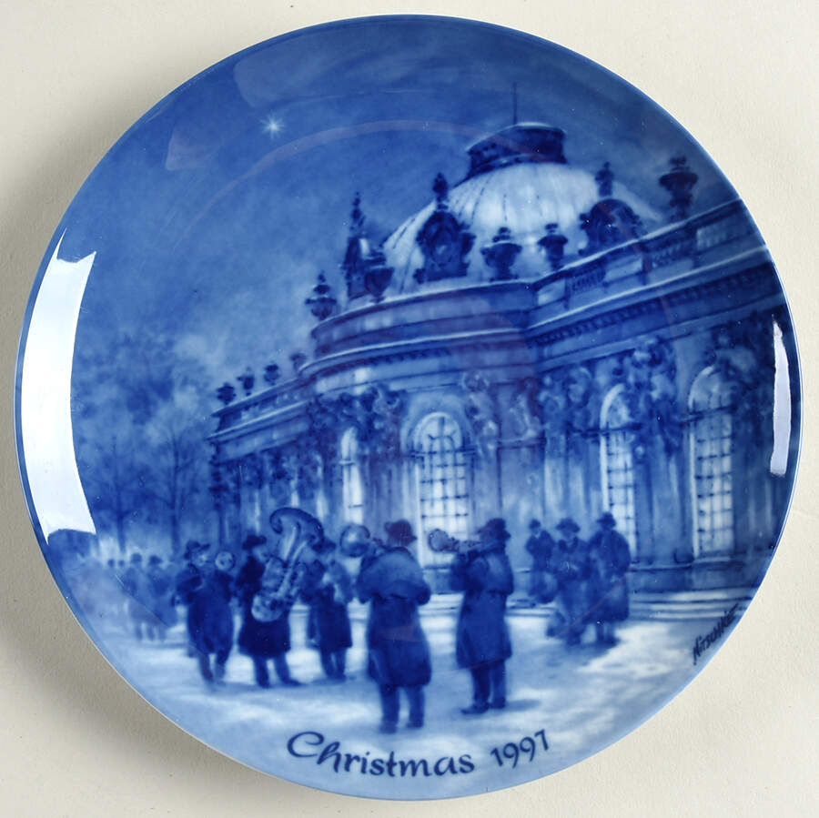 German Christmas Plates Christmas In Potsdam - Boxed by Berlin Design-1