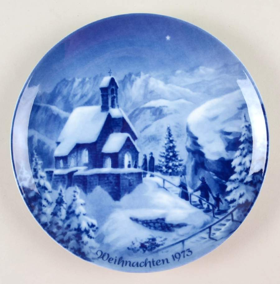 German Christmas Plates Christmas In Wendelstein-German Version - No Box by Berlin Design-1