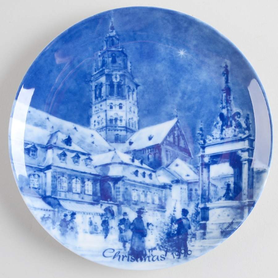 German Christmas Plates Christmas In Mainz - No Box by Berlin Design-1