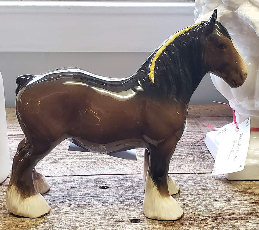 Beswick Figurine Clydesdale Horse W Braided Mane - No Box by Beswick-1