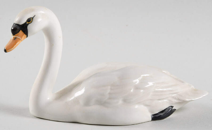 Beswick Figurine Swan Head Up - Boxed by Beswick-1