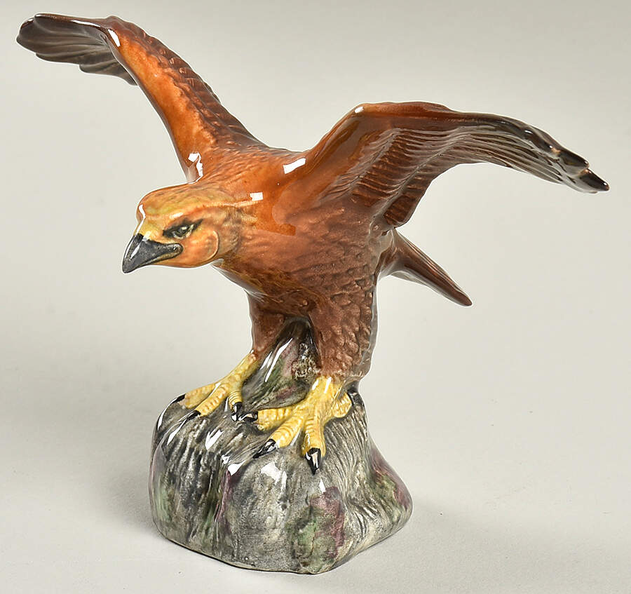 Beswick Figurine Eagle On Rock - No Box by Beswick-1