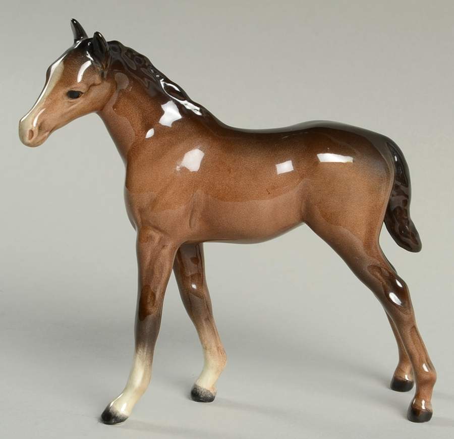 Beswick Figurine Foal Brown - Boxed by Beswick-1