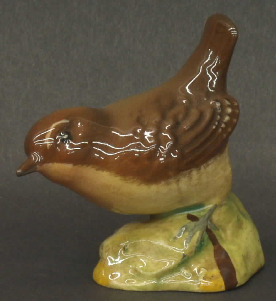 Beswick Figurine Wren On A Green Mound - Boxed by Beswick-1