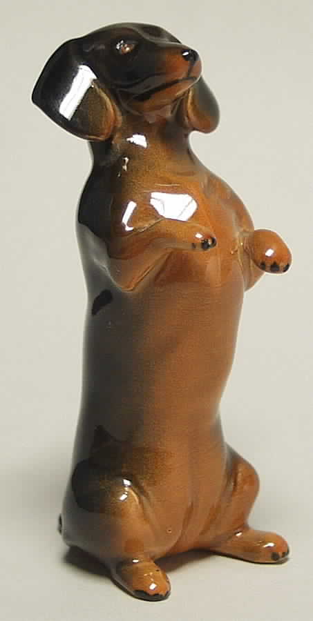 Beswick Figurine Dachshund Begging - Boxed by Beswick-1