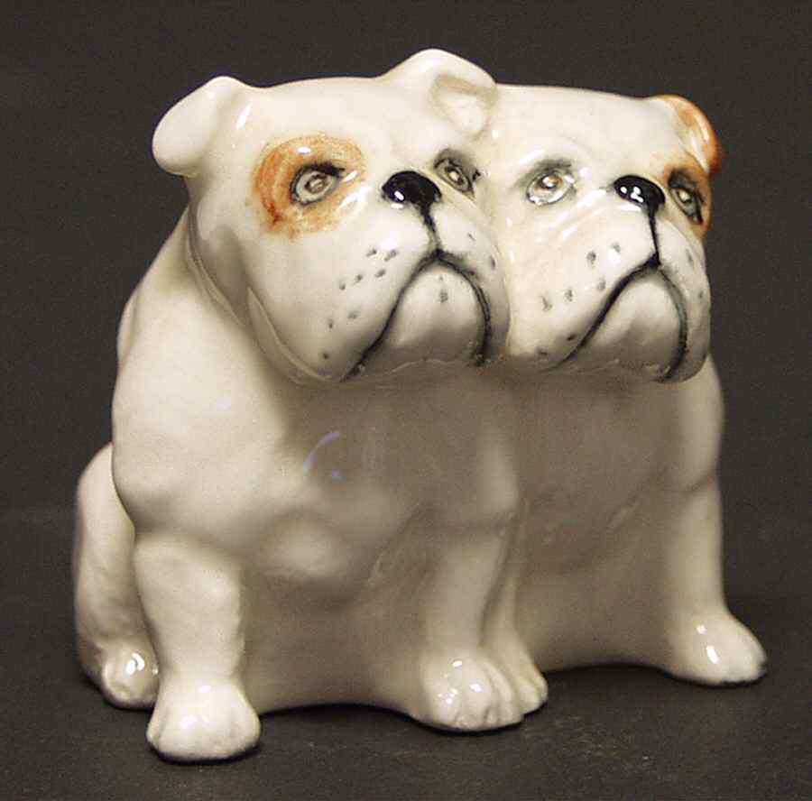 Beswick Figurine Bulldogs Seated - Boxed by Beswick-1