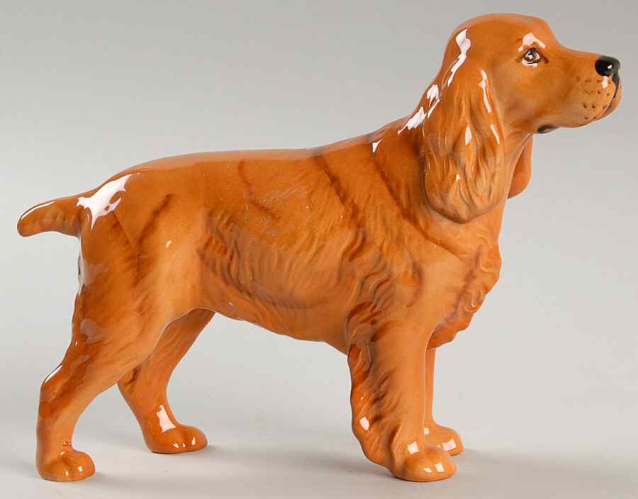 Beswick Figurine Cocker Spaniel-Horseshoe Primula - Boxed by Beswick-1