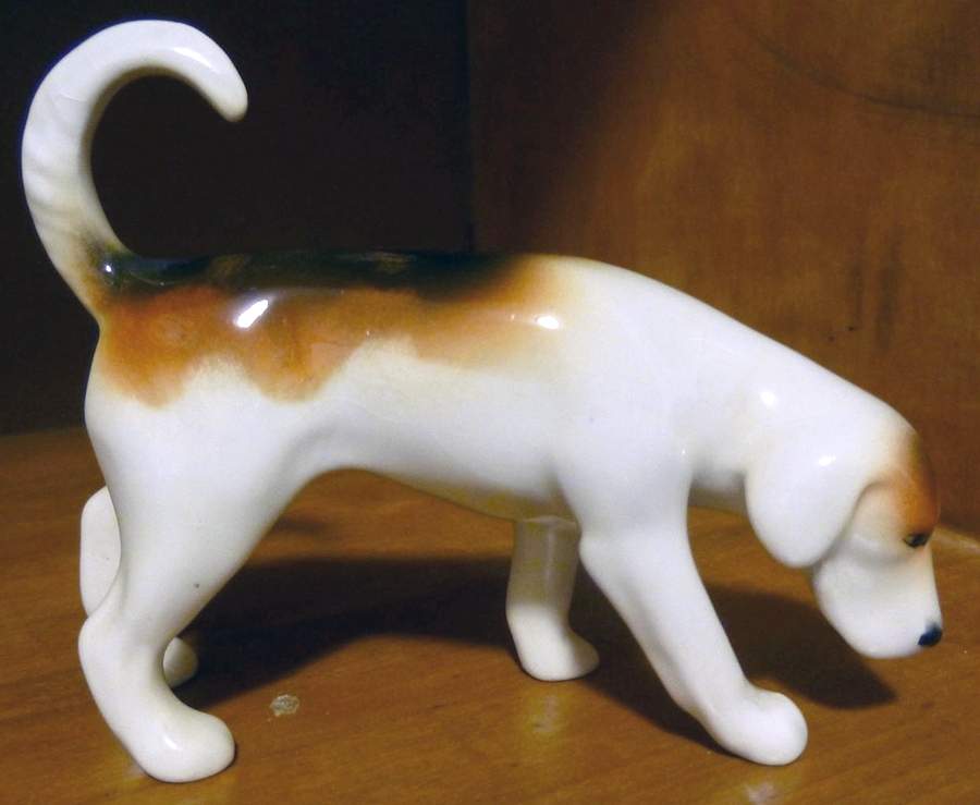 Beswick Figurine Foxhound-Thick Legs & Tail - Boxed by Beswick-1