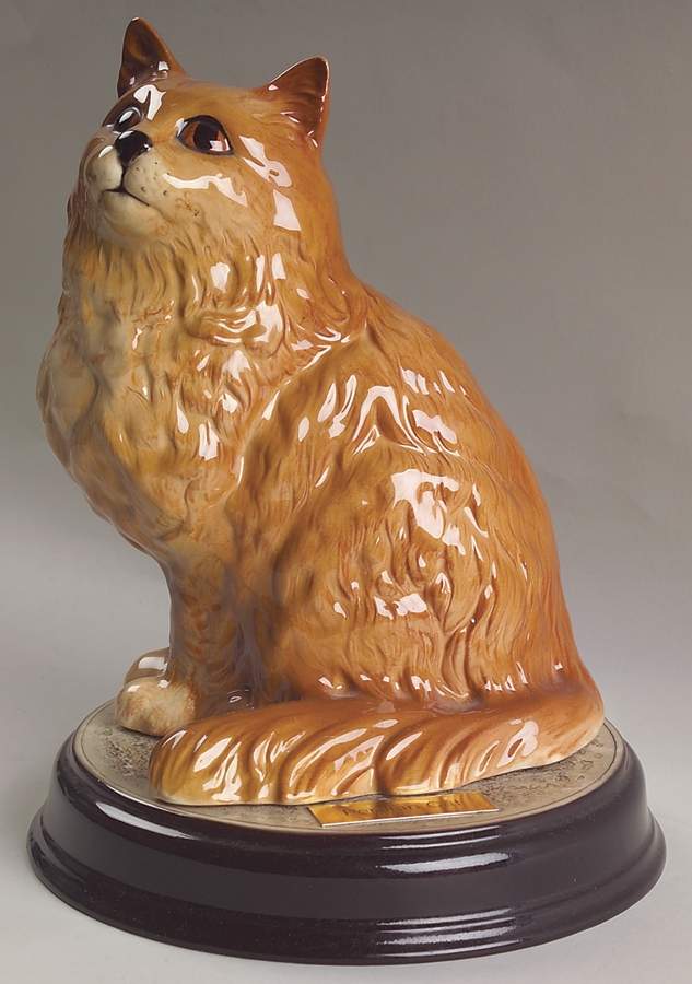 Beswick Figurine Ginger Cat (Dark) - Boxed by Beswick-1